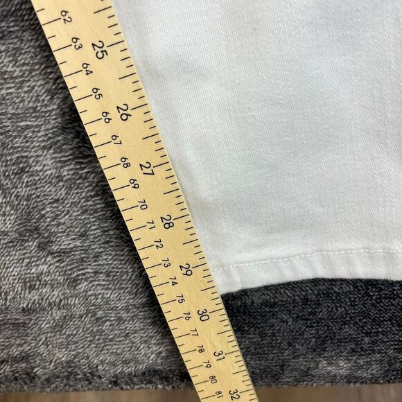 Cabi The Skinny Jeans White Women's 6 Mid Rise Stretch Spring 2022 NWT - Picture 7 of 13